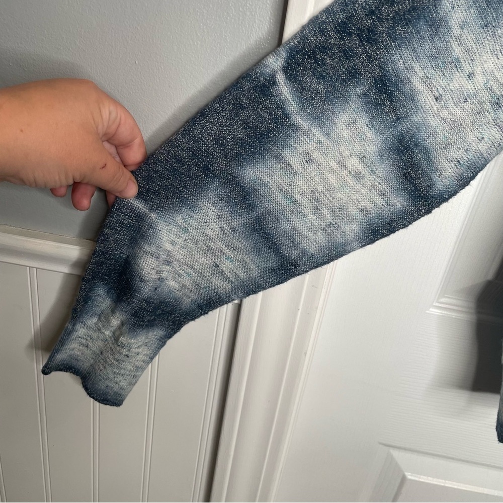 Pilcro from Anthropologie Tie-Dye Cardigan Linen Blend Oversized XS - Picture 8 of 13
